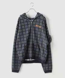 MARK POINT（マークポイント）の「MARK POINT / マークポイント CHECK HOODIE（パーカー）」