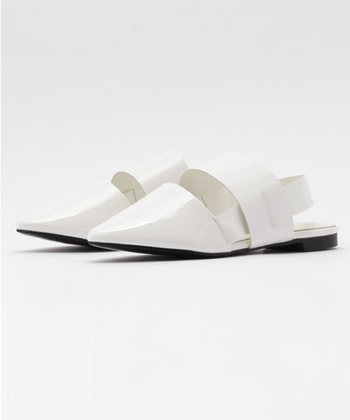 Re:EDIT（リエディ）の「ソフトエナメルフラットサンダル（パンプス・レディース・ゴールド/パイソン/シルバー/ホワイト/ブラック・SMALL/LARGE/MEDIUM/X-LARGE）」の9枚目の写真