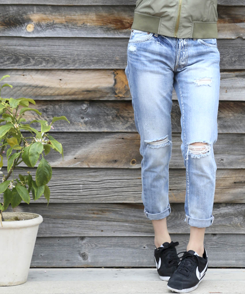 Denime（ドゥニーム）の「ボーイズデニムパンツ（デニムパンツ・レディース・インディゴブルー/ライトインディゴブルー・MEDIUM/SMALL/X-SMALL）」の12枚目の写真