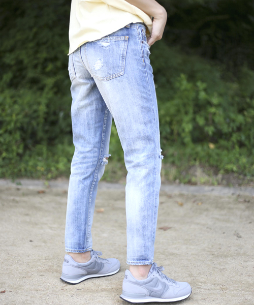 Denime（ドゥニーム）の「ボーイズデニムパンツ（デニムパンツ・レディース・インディゴブルー/ライトインディゴブルー・MEDIUM/SMALL/X-SMALL）」の19枚目の写真