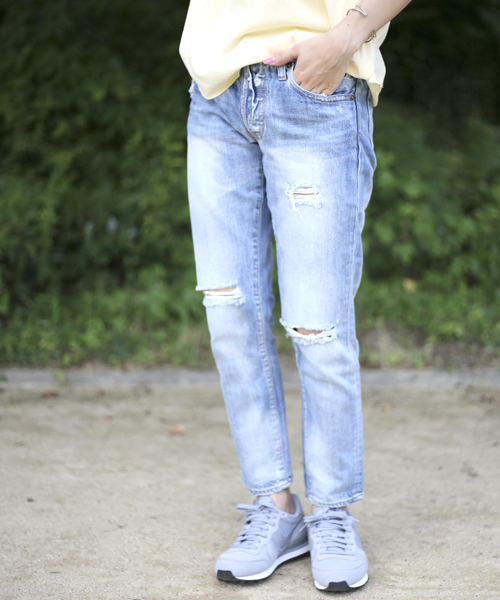 Denime（ドゥニーム）の「ボーイズデニムパンツ（デニムパンツ・レディース・インディゴブルー/ライトインディゴブルー・MEDIUM/SMALL/X-SMALL）」の11枚目の写真