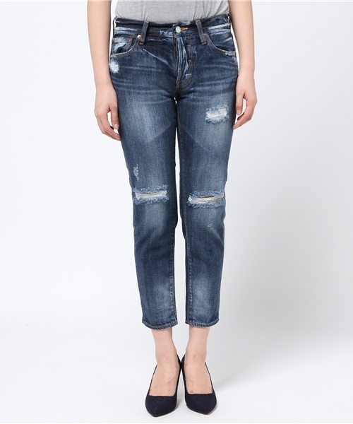 Denime（ドゥニーム）の「ボーイズデニムパンツ（デニムパンツ・レディース・インディゴブルー/ライトインディゴブルー・MEDIUM/SMALL/X-SMALL）」の21枚目の写真