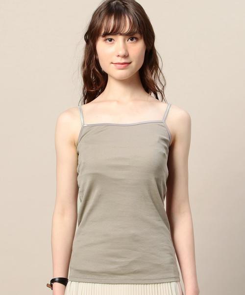 BEAUTY&YOUTH UNITED ARROWS（ビューティーアンドユースユナイテッドアローズ）の「BY ケミランキャミソール◆（キャミソール・レディース・ホワイト/ブラック/モカ/オリーブ・FREE）」の17枚目の写真