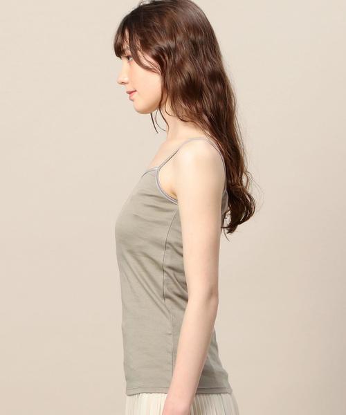 BEAUTY&YOUTH UNITED ARROWS（ビューティーアンドユースユナイテッドアローズ）の「BY ケミランキャミソール◆（キャミソール・レディース・ホワイト/ブラック/モカ/オリーブ・FREE）」の18枚目の写真