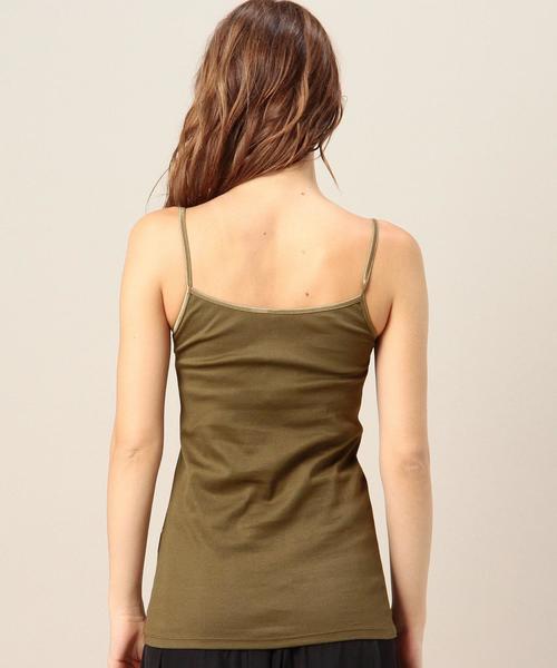 BEAUTY&YOUTH UNITED ARROWS（ビューティーアンドユースユナイテッドアローズ）の「BY ケミランキャミソール◆（キャミソール・レディース・ホワイト/ブラック/モカ/オリーブ・FREE）」の8枚目の写真