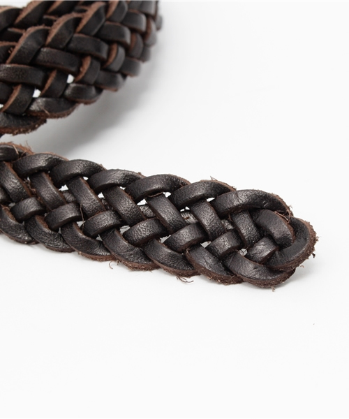 NANO universe（ナノユニバース）の「細メッシュレザーベルト（ベルト・レディース・ブラック/ダークブラウン/キャメル・FREE）」の5枚目の写真