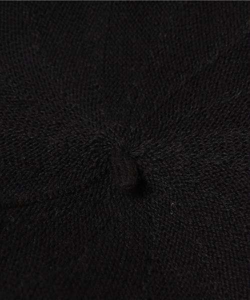 LBC（エルビーシー）の「コットンサーモベレー帽                     （ハンチング/ベレー帽・レディース・ブラック/オフホワイト/グレー/ブルー・ONE SIZE）」の7枚目の写真