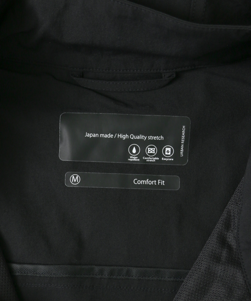 URBAN RESEARCH(アーバンリサーチ)の「UR COMFORT STRETCH SHELL(ブルゾン・メンズ・ブラック・MEDIUM/LARGE)」の8枚目の写真