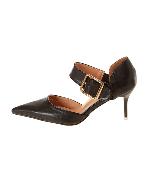 fifth（フィフス）の「ベルトストラップヒールパンプス（パンプス・レディース・ブラック/ベージュ・24.0cm/23.0cm/24.5cm/23.5cm）」の4枚目の写真