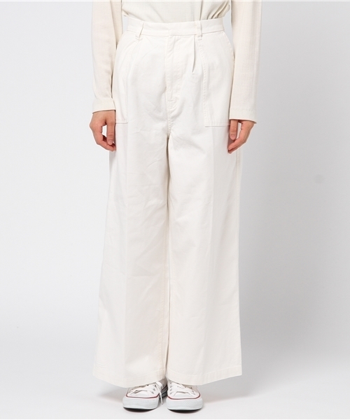 mysty woman（ミスティウーマン）の「バックツイルベイカーワイドパンツ（その他パンツ・レディース・レッド/ベージュ/オフホワイト/カーキ・MEDIUM/SMALL）」の13枚目の写真