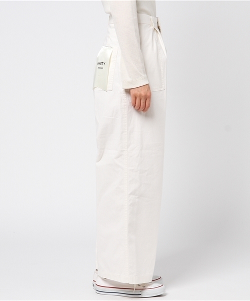 mysty woman（ミスティウーマン）の「バックツイルベイカーワイドパンツ（その他パンツ・レディース・レッド/ベージュ/オフホワイト/カーキ・MEDIUM/SMALL）」の7枚目の写真