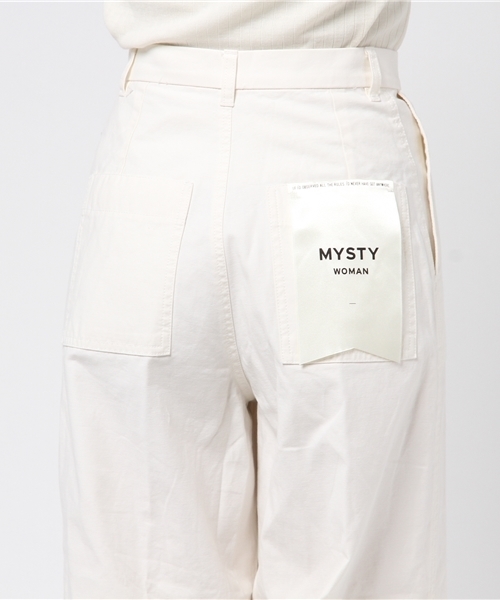 mysty woman（ミスティウーマン）の「バックツイルベイカーワイドパンツ（その他パンツ・レディース・レッド/ベージュ/オフホワイト/カーキ・MEDIUM/SMALL）」の10枚目の写真