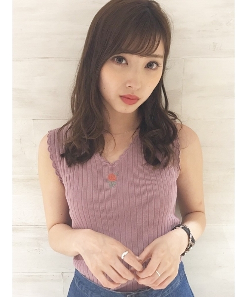 dazzlin（ダズリン）の「オールドローズニットタンク（ニット/セーター・レディース・ブラウン/アイボリー/マスタード/ネイビー/パープル・FREE）」の4枚目の写真