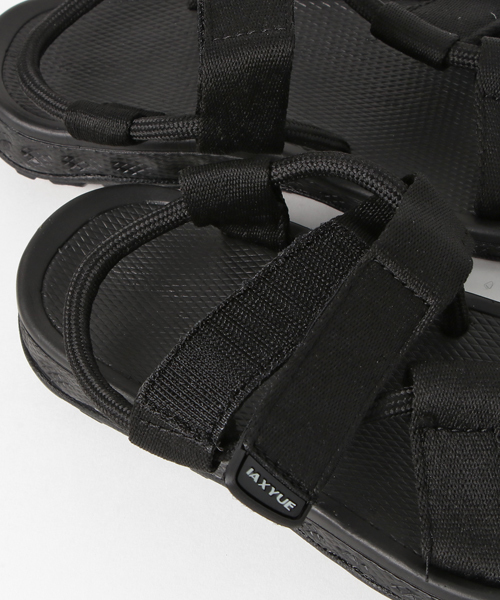 Fun & Daily（ファンアンドデイリー）の「Cord Cross Sports Sandals（サンダル・レディース・ブラック・38/36/37/35）」の7枚目の写真