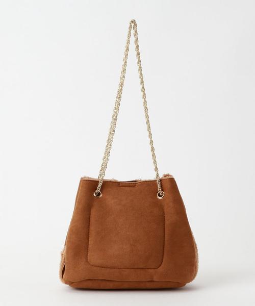 Another Edition（アナザーエディション）の「【展開店舗限定】フェイクムートンショルダー（ショルダーバッグ・レディース・ナチュラル/ブラウン/ブラック・FREE）」の10枚目の写真