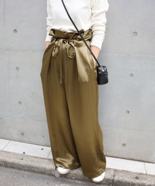 Iena イエナ の ヘビーサテンパンツ その他パンツ Wear