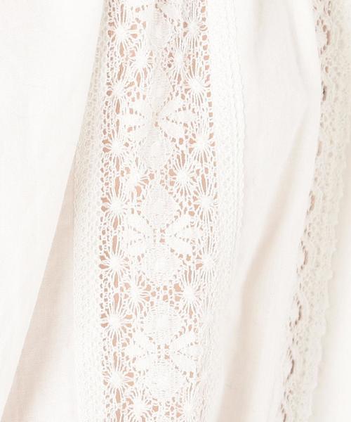 Another Edition(アナザーエディション)の「レースコンビブラウス(シャツ/ブラウス・レディース・オフホワイト/ブラック・FREE)」の12枚目の写真