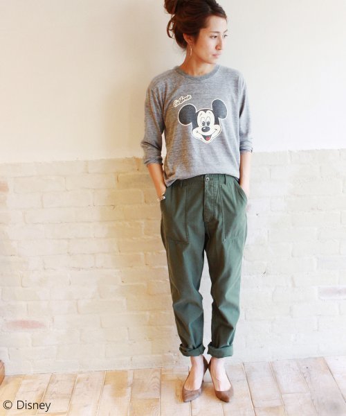 FRAMeWORK(フレームワーク)の「フレームワーク/MICKEY T(face)2◆(Tシャツ/カットソー・レディース・ホワイト/ブラック/グレー・FREE)」の19枚目の写真