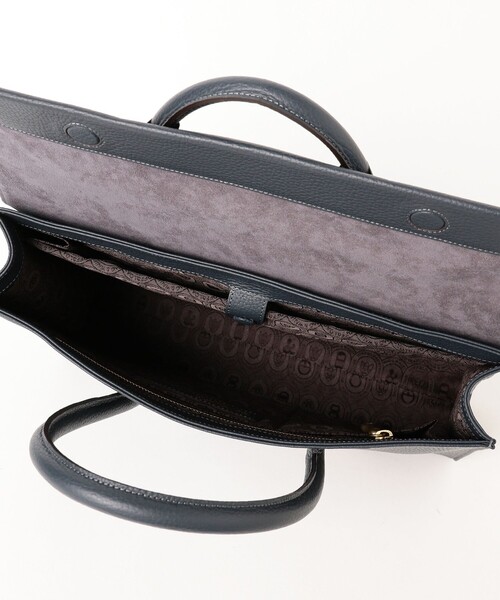 TOFF&LOADSTONE（トフアンドロードストーン）の「TOFF & LOADSTONE / DEBONAIR レザー ブリーフケース（ビジネスバッグ・メンズ・ブラック/ネイビー・ONE SIZE）」の17枚目の写真