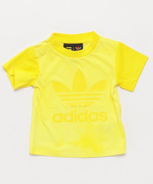 adidas（アディダス）の「【オンライン限定商品】ファレル ウィリアムス Tシャツ INFANT HU HOLI TEE（Tシャツ/カットソー・キッズ・イエロー/グリーン/レッド・90/100/80）」の3枚目の写真