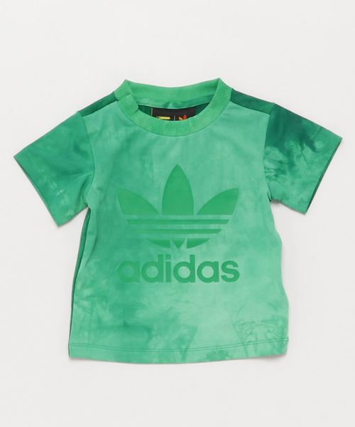 adidas（アディダス）の「【オンライン限定商品】ファレル ウィリアムス Tシャツ INFANT HU HOLI TEE（Tシャツ/カットソー・キッズ・イエロー/グリーン/レッド・90/100/80）」の2枚目の写真