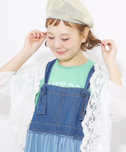 CUBE SUGAR（キューブシュガー）の「スカラップレース6分袖ブラウス（シャツ/ブラウス・レディース・ホワイト/ブラック/イエロー/レッド・M）」の2枚目の写真