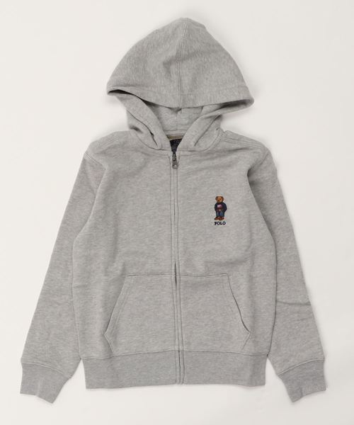ポロラルフローレン ポロベアパーカー　新品未使用　グレー POLO RALPH LAUREN ポロ ラルフローレン グレー ポロベア 後付