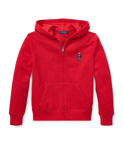 新作◇ラルフローレン ポロベア フリーススウェット レッド L/160 新作【ラルフローレン】大人気ポロベア フリース 長袖スウェット