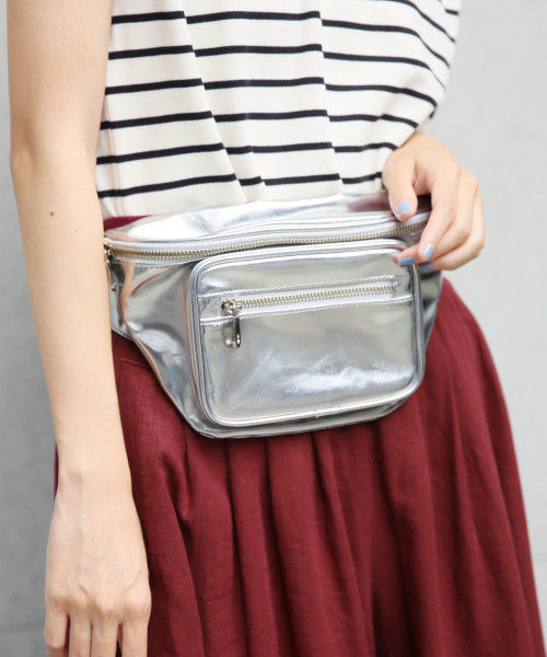 LOWRYS FARM（ローリーズファーム）の「ウエストＢＡＧ　812171（ボディバッグ/ウエストポーチ・レディース・ブラック/シルバー/レオパード/ブラック系その他・FREE）」の4枚目の写真