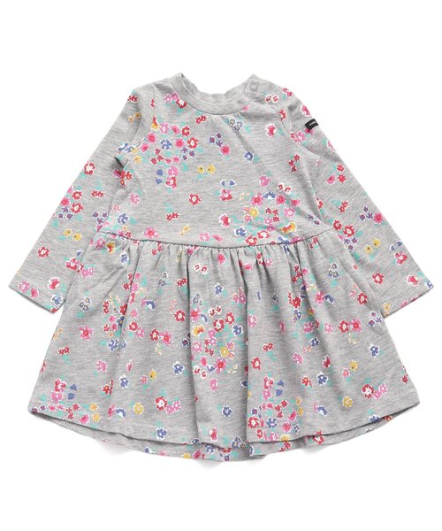 BREEZE(ブリーズ)の「3色3柄ワンピース(ワンピース・キッズ・ネイビー/グレー/ワインレッド・90/100/110/120/80/130/140)」の2枚目の写真