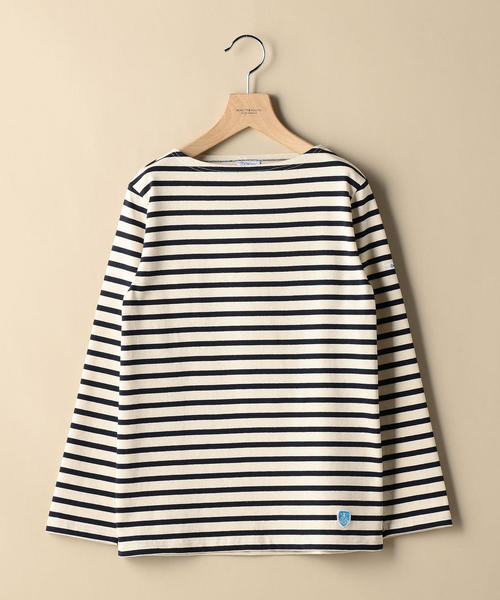 ORCIVAL（オーシバル）の「＜ORCIVAL（オーシバル）＞COTTON LOURD カットソー о（Tシャツ/カットソー・レディース・オフホワイト/ライラック/ブラウン・1）」の5枚目の写真