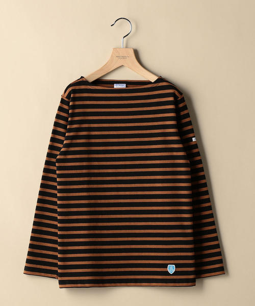 ORCIVAL（オーシバル）の「＜ORCIVAL（オーシバル）＞COTTON LOURD カットソー о（Tシャツ/カットソー・レディース・オフホワイト/ライラック/ブラウン・1）」の6枚目の写真