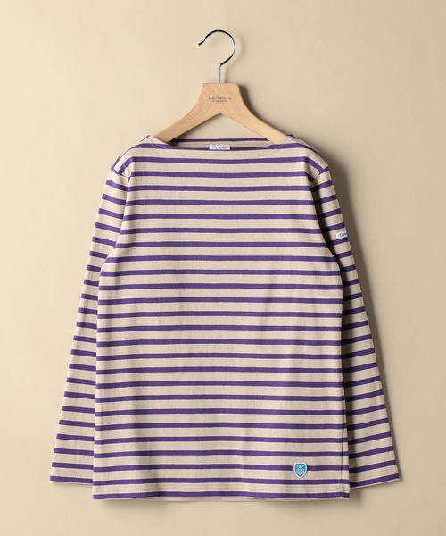 ORCIVAL（オーシバル）の「＜ORCIVAL（オーシバル）＞COTTON LOURD カットソー о（Tシャツ/カットソー・レディース・オフホワイト/ライラック/ブラウン・1）」の13枚目の写真