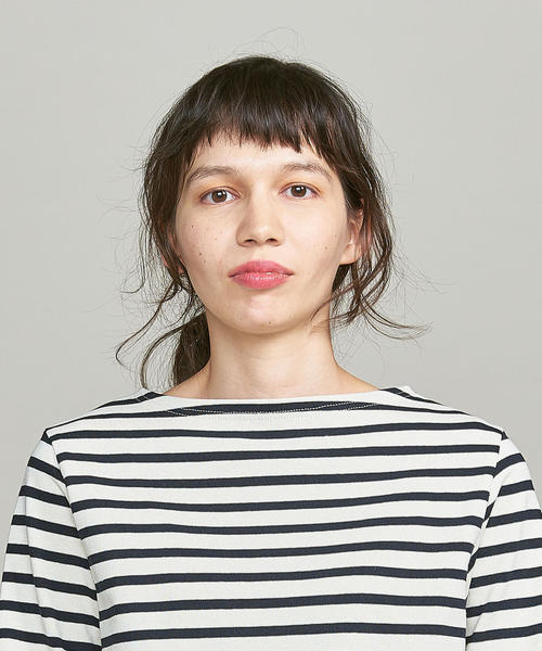 ORCIVAL（オーシバル）の「＜ORCIVAL（オーシバル）＞COTTON LOURD カットソー о（Tシャツ/カットソー・レディース・オフホワイト/ライラック/ブラウン・1）」の18枚目の写真