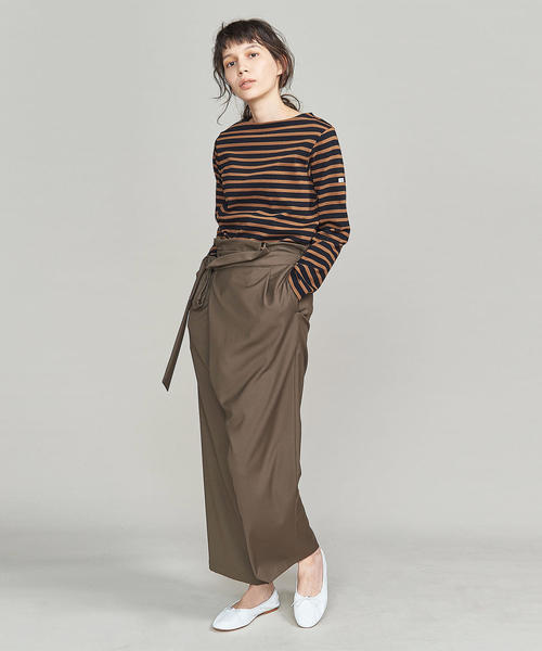 ORCIVAL（オーシバル）の「＜ORCIVAL（オーシバル）＞COTTON LOURD カットソー о（Tシャツ/カットソー・レディース・オフホワイト/ライラック/ブラウン・1）」の11枚目の写真