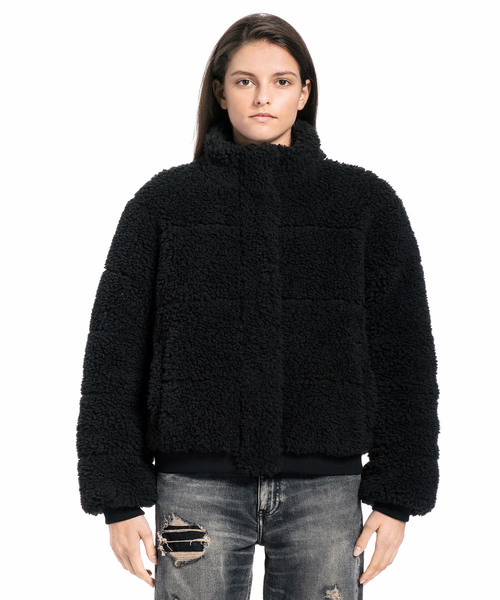 Calvin Klein Jeans(カルヴァンクラインジーンズ)の「ポーラー フリース ジャケット(その他アウター・レディース・ブラック・S/M/L)」の1枚目の写真