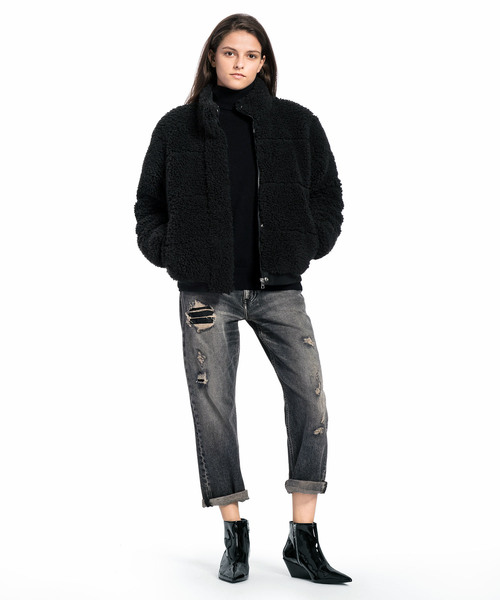 Calvin Klein Jeans(カルヴァンクラインジーンズ)の「ポーラー フリース ジャケット(その他アウター・レディース・ブラック・S/M/L)」の3枚目の写真