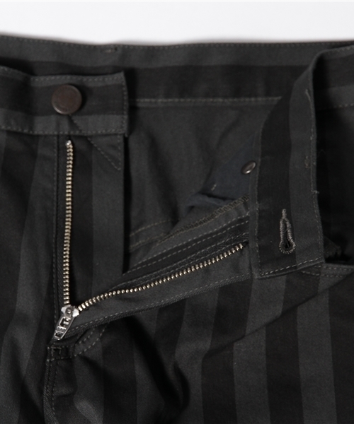 MONKEY TIME（モンキータイム）の「MT ストライププリント ストレッチツイルジェギンス (Jeggings)②◆§（その他パンツ・メンズ・ダークグレー/オフホワイト・LARGE/X-LARGE/SMALL/MEDIUM）」の10枚目の写真