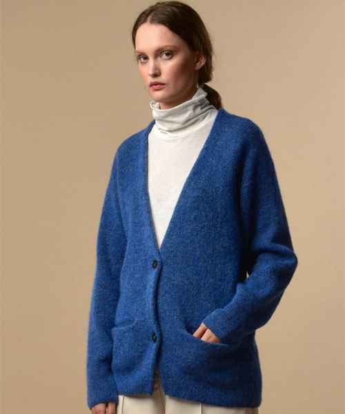 PURE CASHMERE NYC（ピュアカシミヤニューヨーク）の「PURE CASHMERE NYC モヘアカーディガン（カーディガン