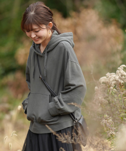 rps（アールピーエス）の「バイオウォッシュ裏毛パーカー（パーカー・レディース・ブラック/イエロー/アイボリー/ラベンダー・M）」の3枚目の写真