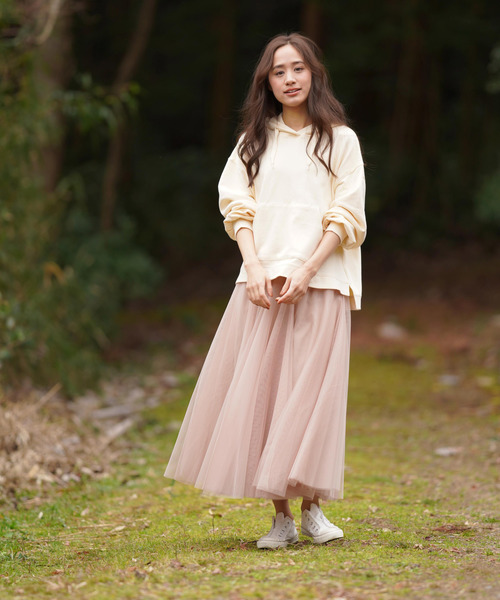 rps（アールピーエス）の「バイオウォッシュ裏毛パーカー（パーカー・レディース・ブラック/イエロー/アイボリー/ラベンダー・M）」の11枚目の写真