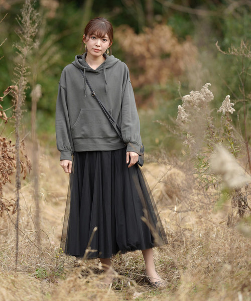 rps（アールピーエス）の「バイオウォッシュ裏毛パーカー（パーカー・レディース・ブラック/イエロー/アイボリー/ラベンダー・M）」の6枚目の写真