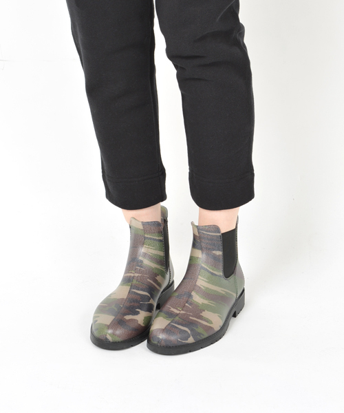 meduse（メデュース）の「MEDUSE:サイドゴア ブーツ （ブラック）◇（レインシューズ・レディース・ブラック/ブラウン/オリーブ・36/37/38/39）」の3枚目の写真