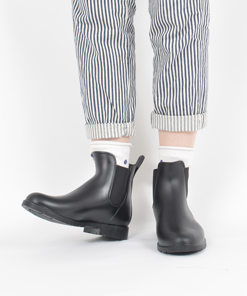 liflattie ships(リフラティ シップス)の「MEDUSE:サイドゴア ブーツ ③ ◇(レインシューズ・レディース・ブラック/ブラウン/オリーブ・36/37/38/39)」の16枚目の写真