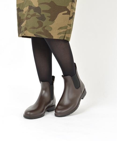 liflattie ships(リフラティ シップス)の「MEDUSE:サイドゴア ブーツ ③ ◇(レインシューズ・レディース・ブラック/ブラウン/オリーブ・36/37/38/39)」の17枚目の写真