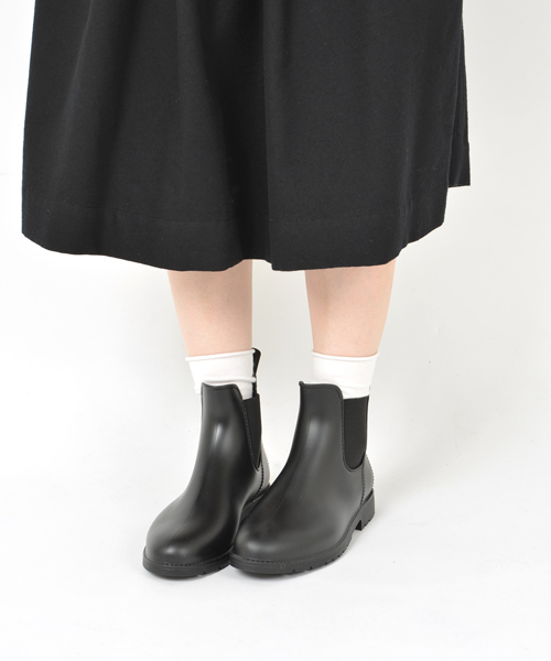 liflattie ships(リフラティ シップス)の「MEDUSE:サイドゴア ブーツ ③ ◇(レインシューズ・レディース・ブラック/ブラウン/オリーブ・36/37/38/39)」の20枚目の写真