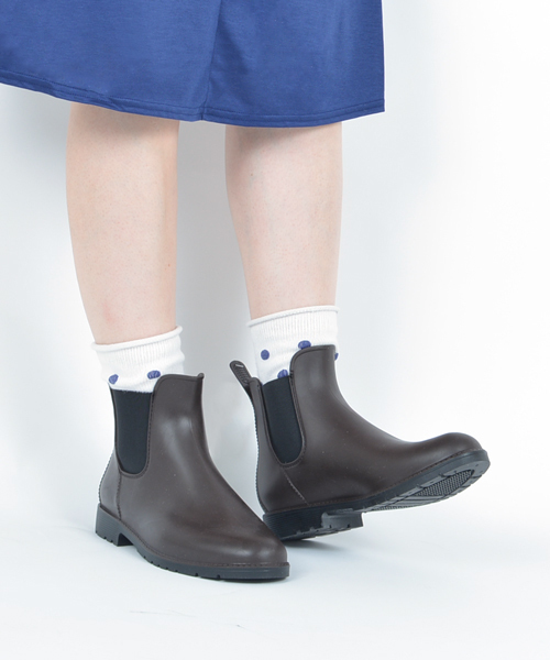 liflattie ships(リフラティ シップス)の「MEDUSE:サイドゴア ブーツ ③ ◇(レインシューズ・レディース・ブラック/ブラウン/オリーブ・36/37/38/39)」の21枚目の写真