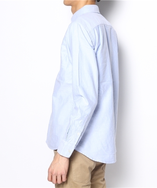 BEAMS(ビームス)の「◎BEAMS / OX グラデ ボタンダウンシャツ(シャツ/ブラウス・メンズ・ホワイト/ブラウン/サックスブルー・SMALL/MEDIUM/LARGE/X-LARGE)」の5枚目の写真