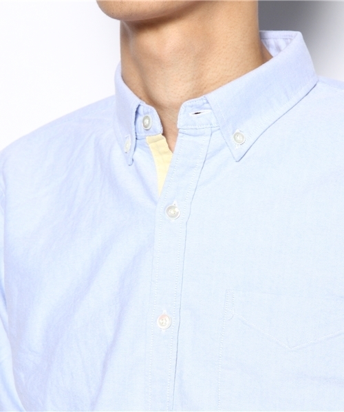 BEAMS(ビームス)の「◎BEAMS / OX グラデ ボタンダウンシャツ(シャツ/ブラウス・メンズ・ホワイト/ブラウン/サックスブルー・SMALL/MEDIUM/LARGE/X-LARGE)」の7枚目の写真