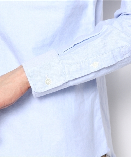 BEAMS(ビームス)の「◎BEAMS / OX グラデ ボタンダウンシャツ(シャツ/ブラウス・メンズ・ホワイト/ブラウン/サックスブルー・SMALL/MEDIUM/LARGE/X-LARGE)」の8枚目の写真